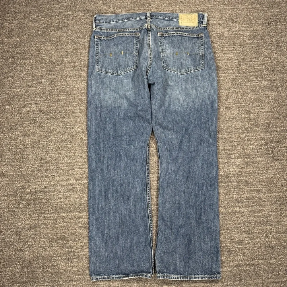 Polo Ralph Lauren Classic 867 Mens Jeans 36X30 Medium Wash Straight Leg Denim